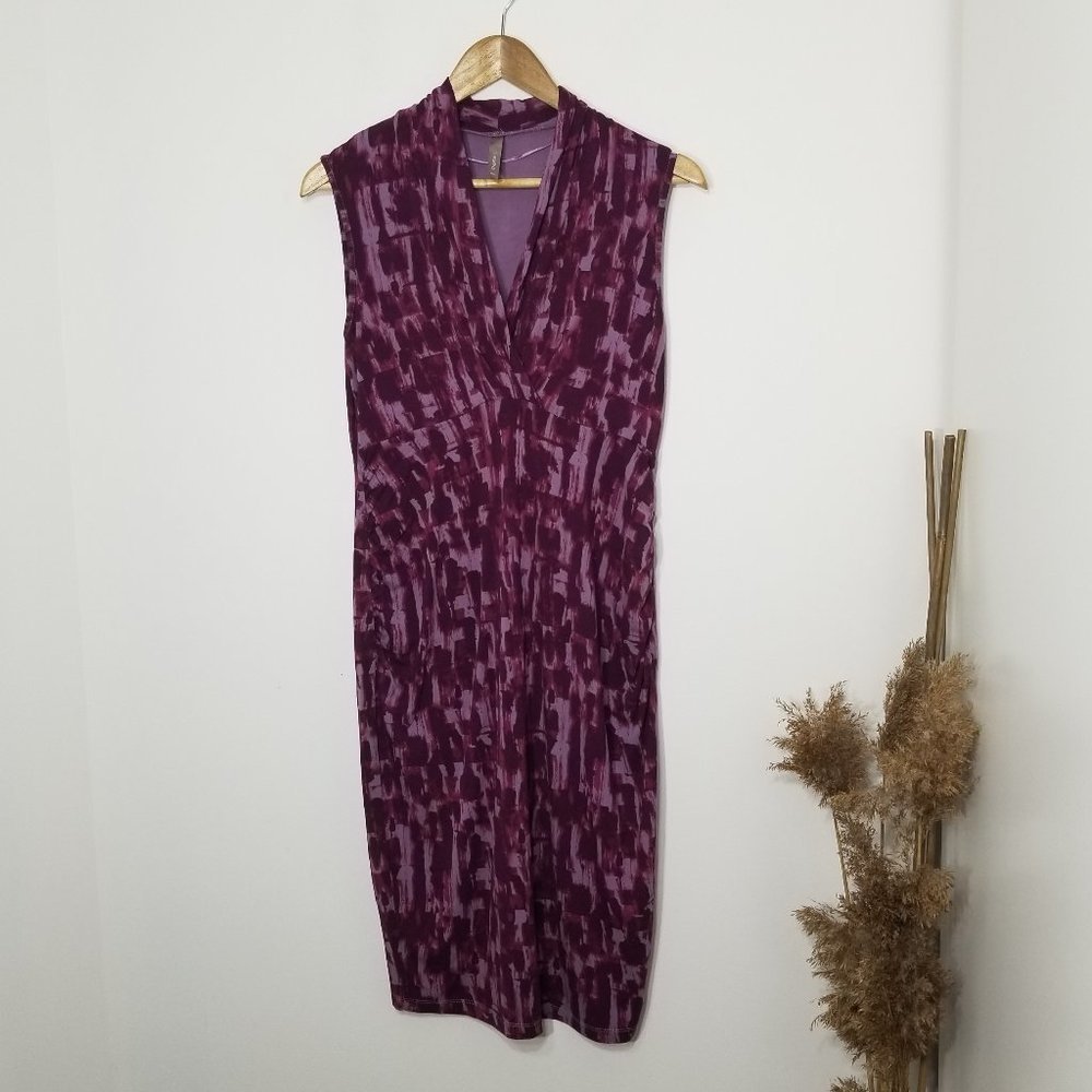 Thyme Maternity Purple Sleeveless Dress